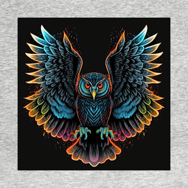 Neon Owl by JonHerrera